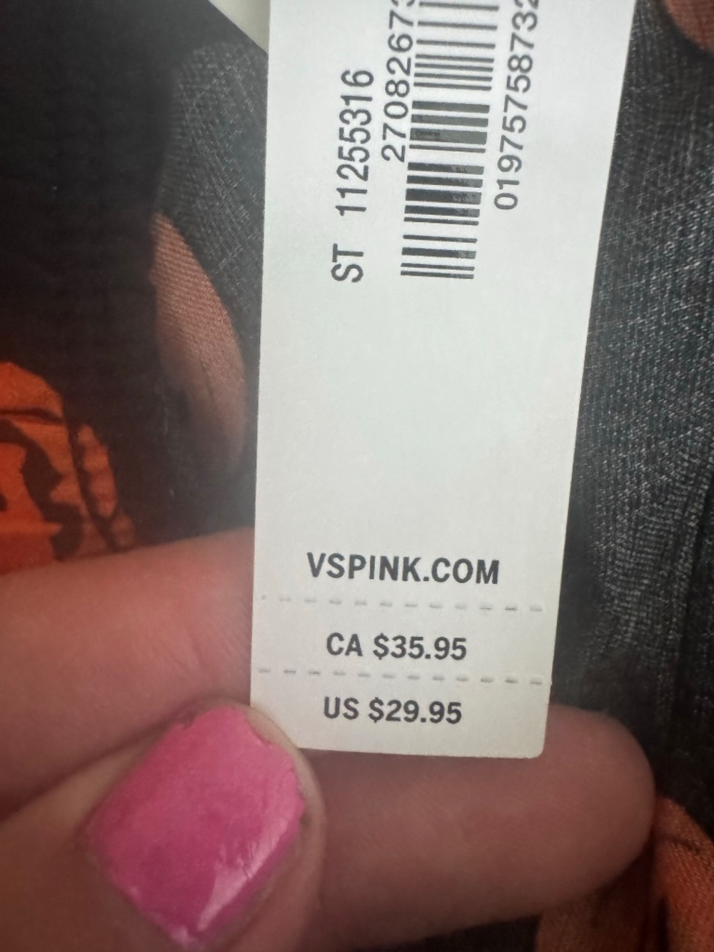 VS Pink Halloween Silk Shorts - Picture 2 of 3